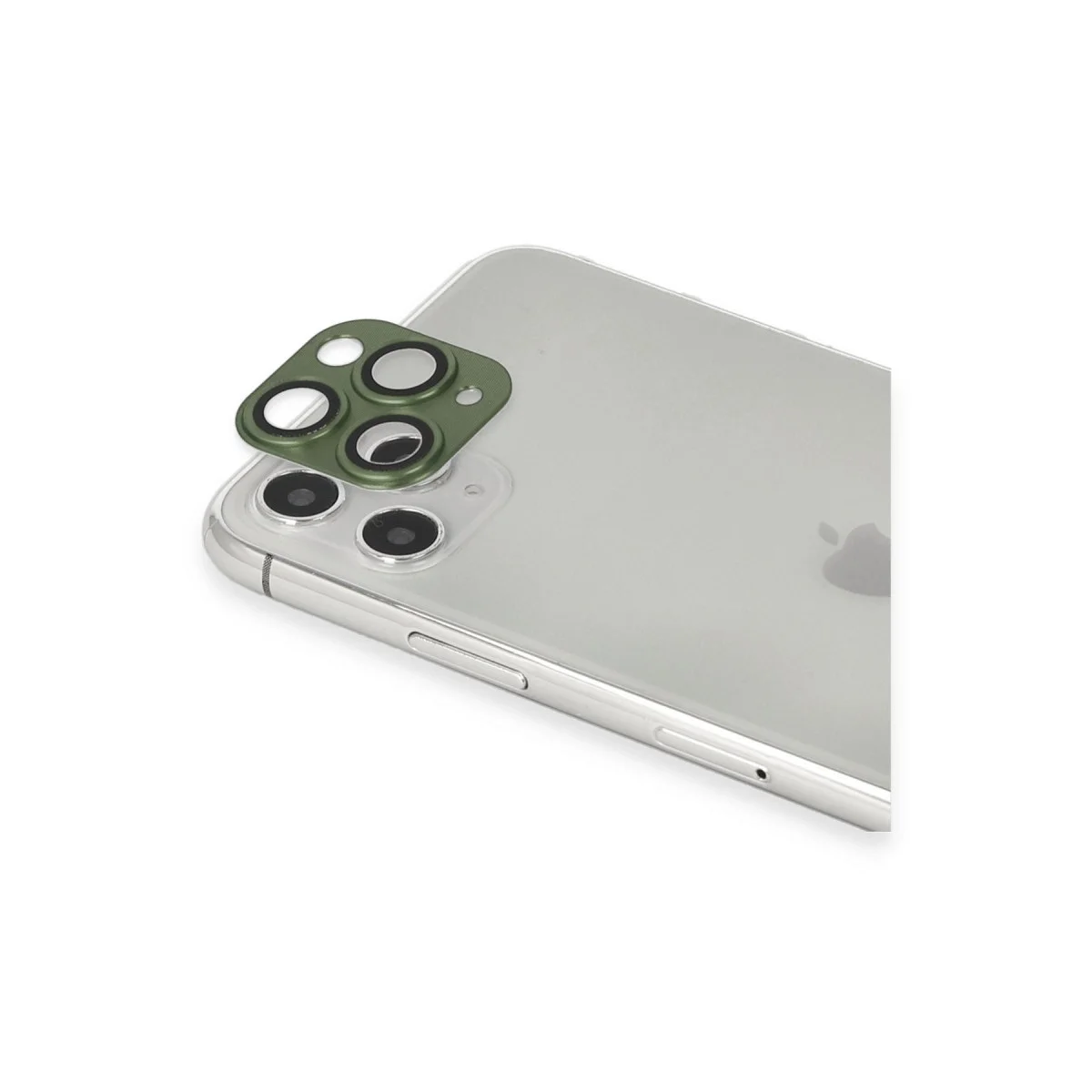 Apple İphone 11 Pro Max Pers Alünyum Kamera Lens - Yeşil görsel 2
