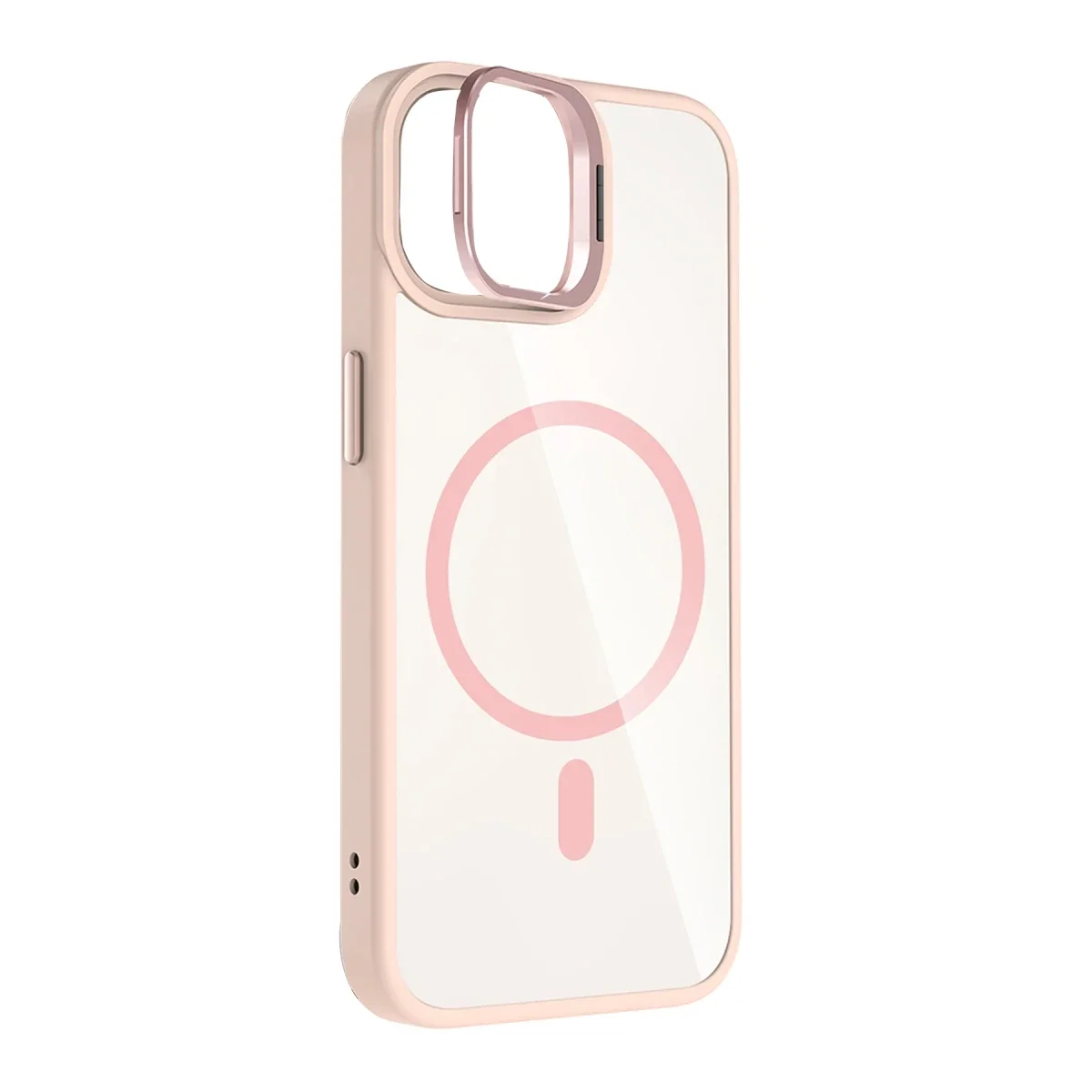 Joko Apple iPhone 11 Remim Lensli Magsafe Standlı Kapak - Pembe görsel 3