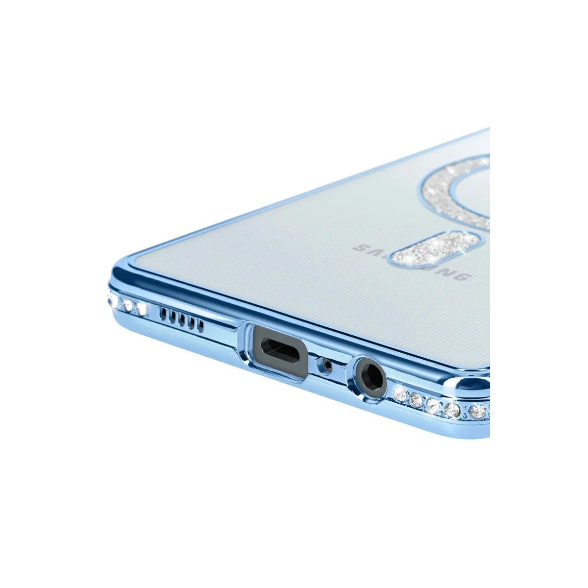 Samsung Galaxy A06 Joke Simli Magneticsafe Kılıf - Mavi görsel 4