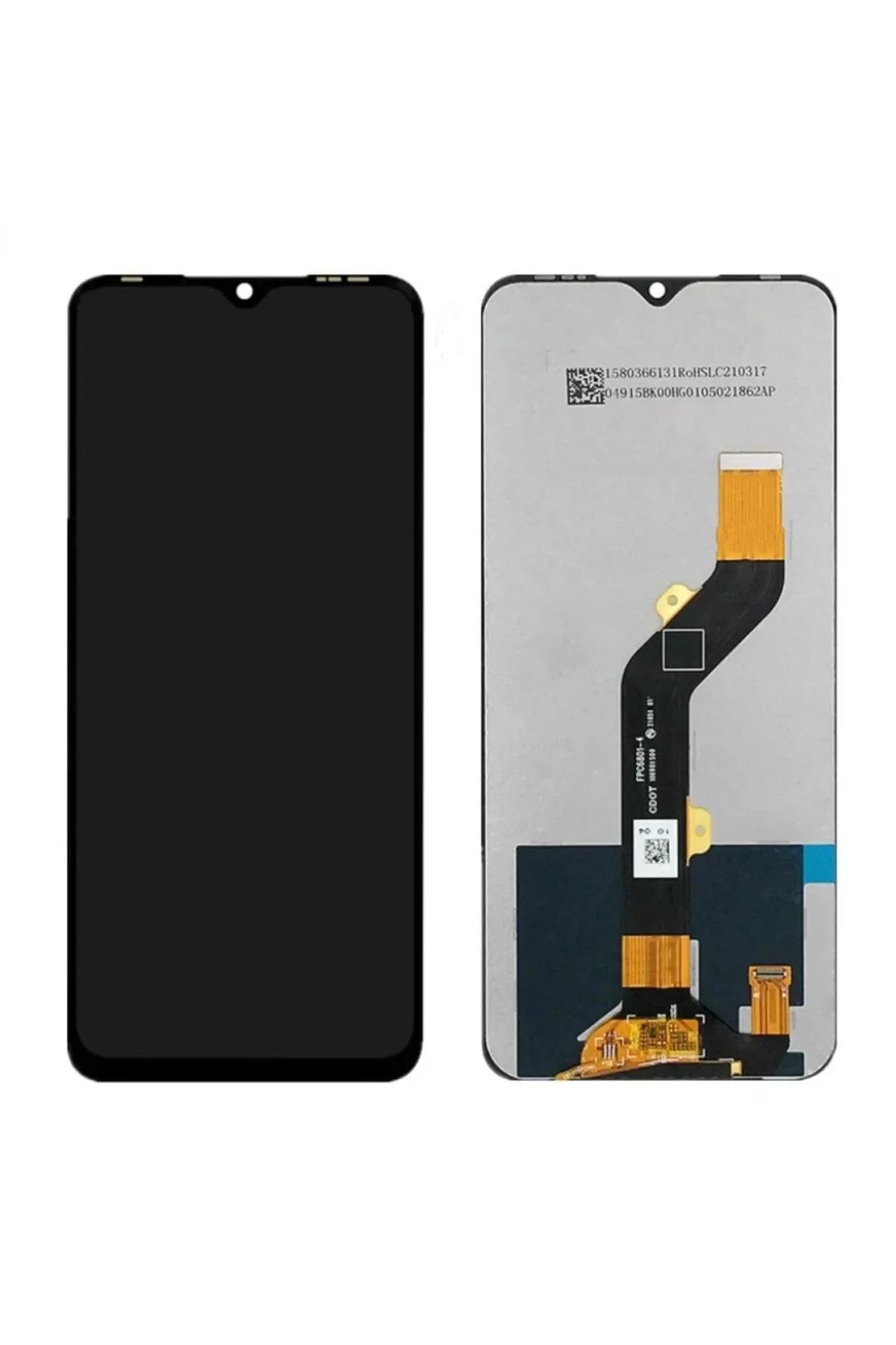 infinix Hot 10s Dokunmatik ekran (Siyah) görsel 3