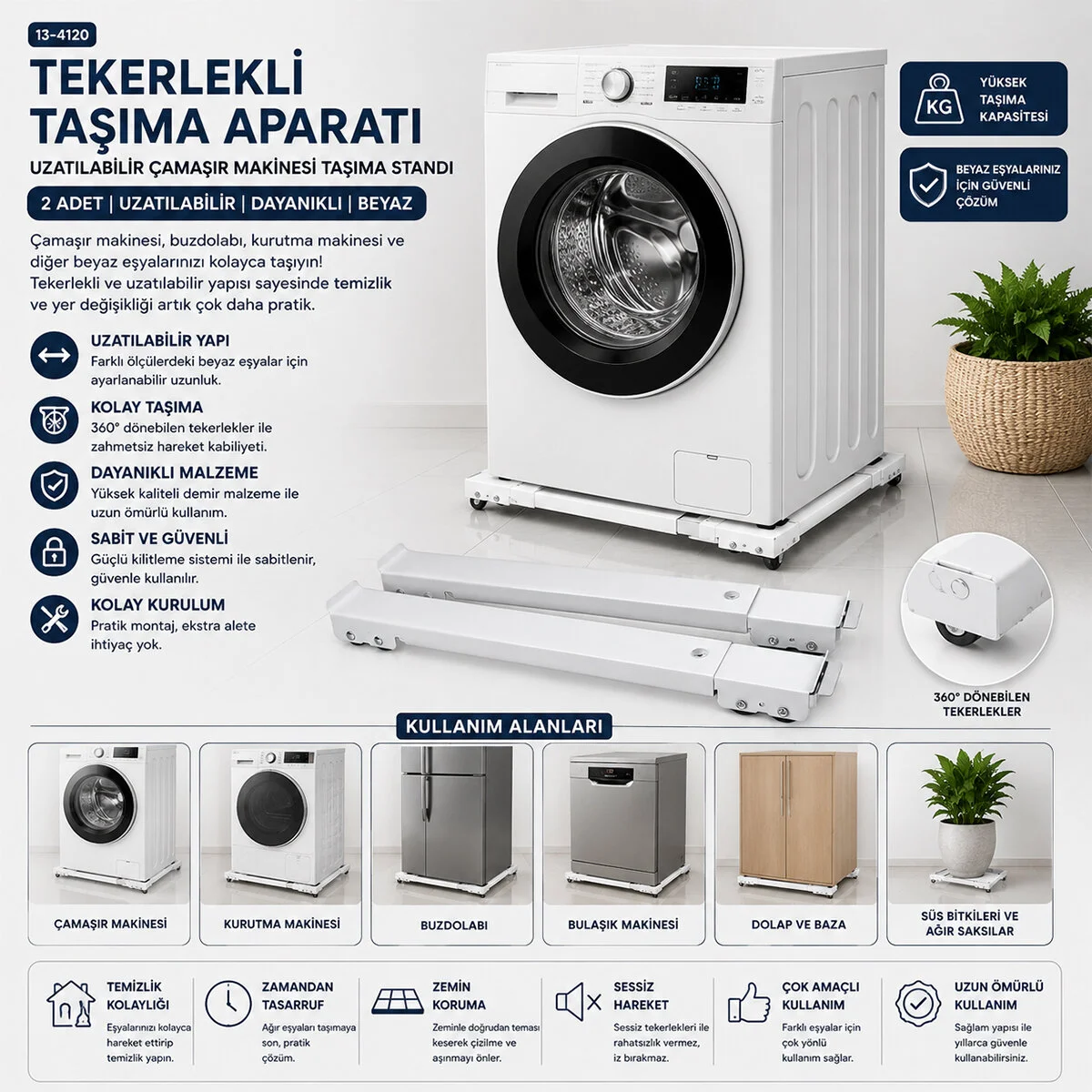 Furnıture Movers Ev Tipi Kaldıraç Taşıma Aparatı görsel 2
