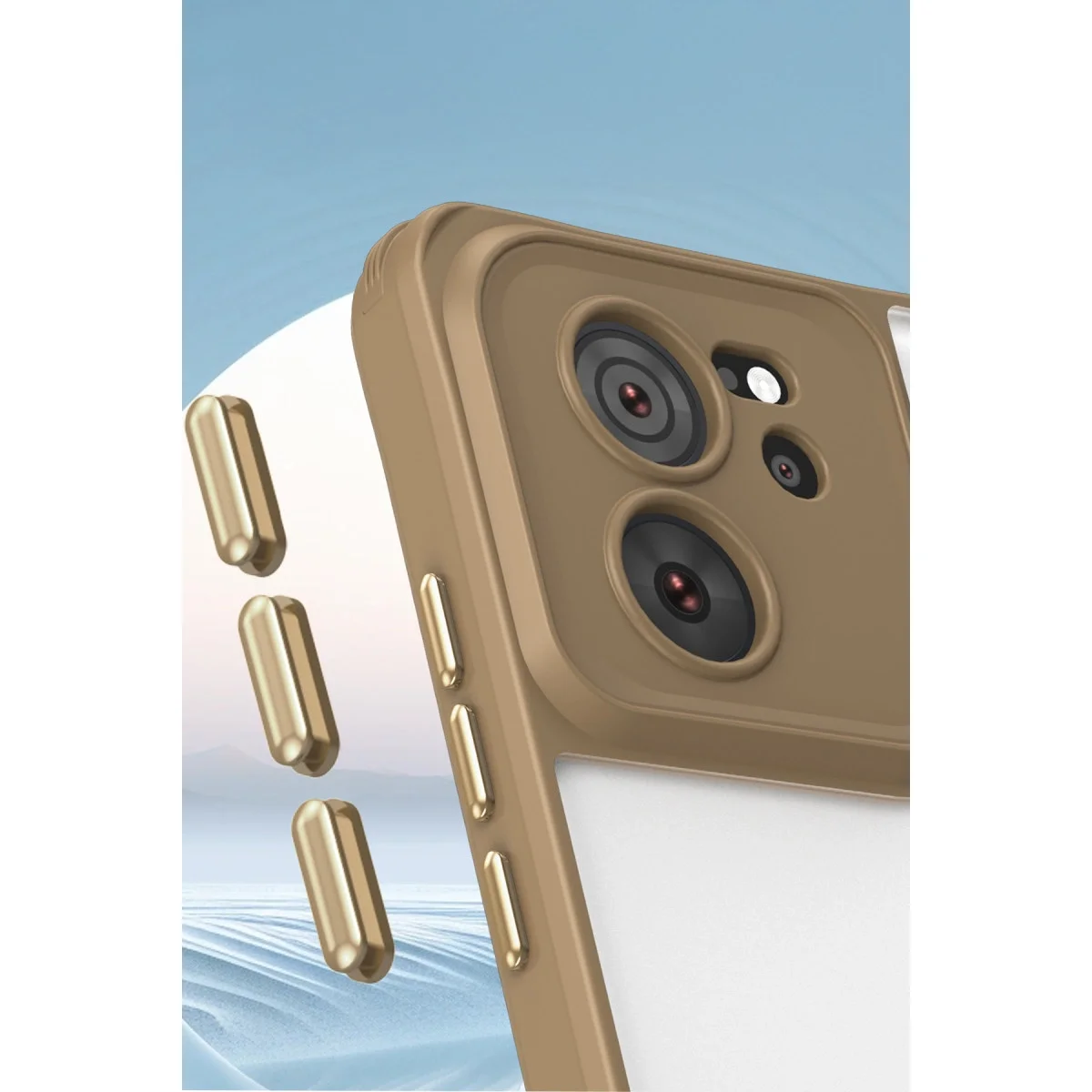 Xiaomi Mi 13t Pro Kılıf Penta Silikon Kılıf - Siyah görsel 2