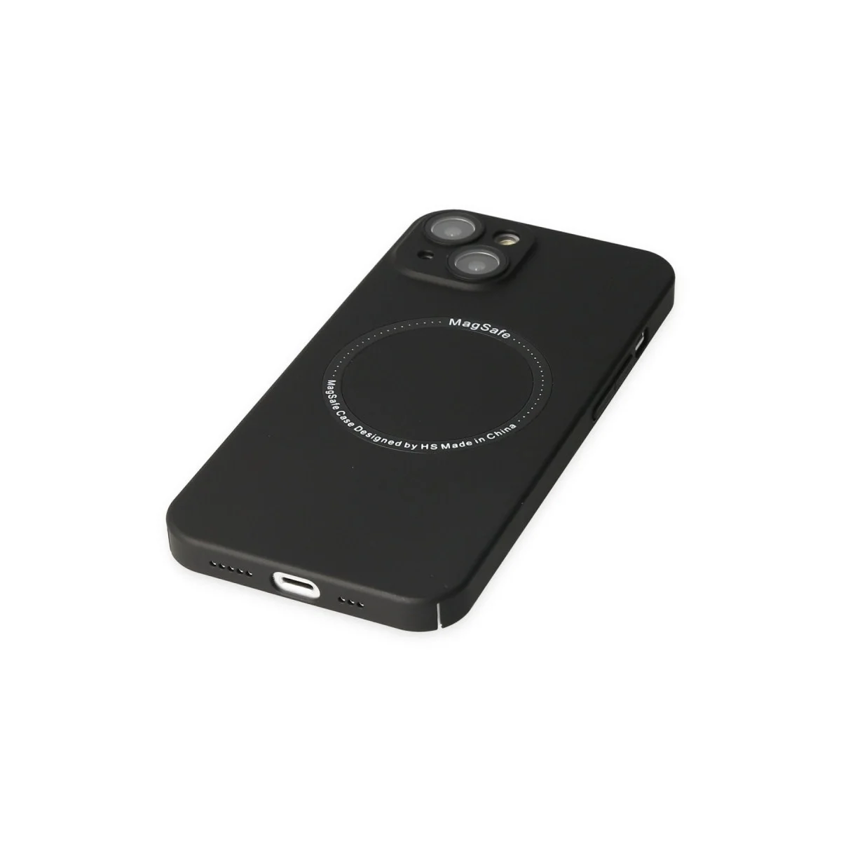 Apple İphone 14 Plus Kılıf Jack Magneticsafe Lens Silikon - Siyah görsel 4
