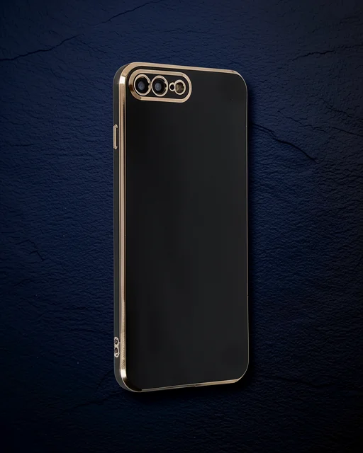 Apple İphone 7 Plus Kılıf Volet Silikon - Siyah