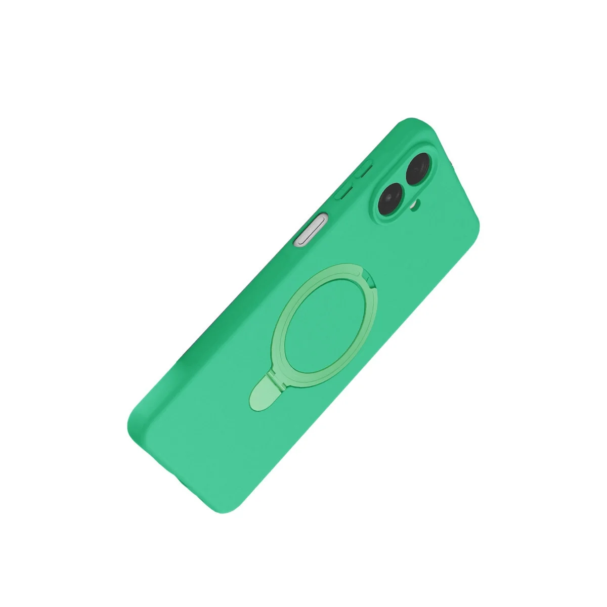 Samsung Galaxy A07 4g Regal Magsafe Standlı Kapak - Yeşil görsel 3