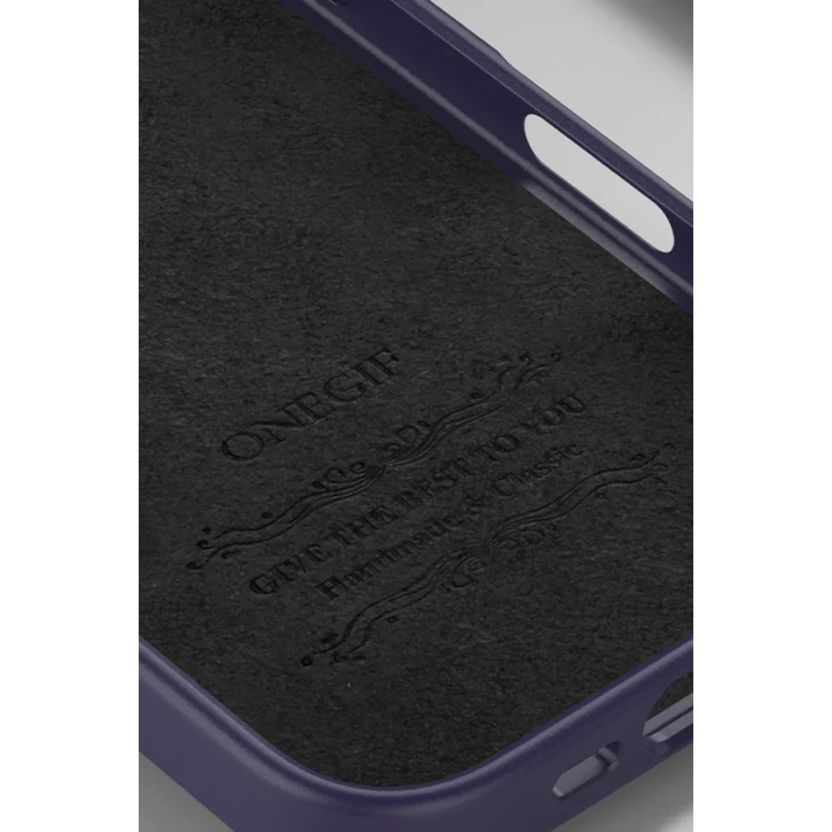 Onegif Apple iPhone 16 Pro Bright Simli Kapak - Derin Mor görsel 3