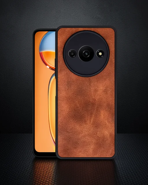 Xiaomi Redmi A3 4g Kılıf Aras Deri Kapak - Taba
