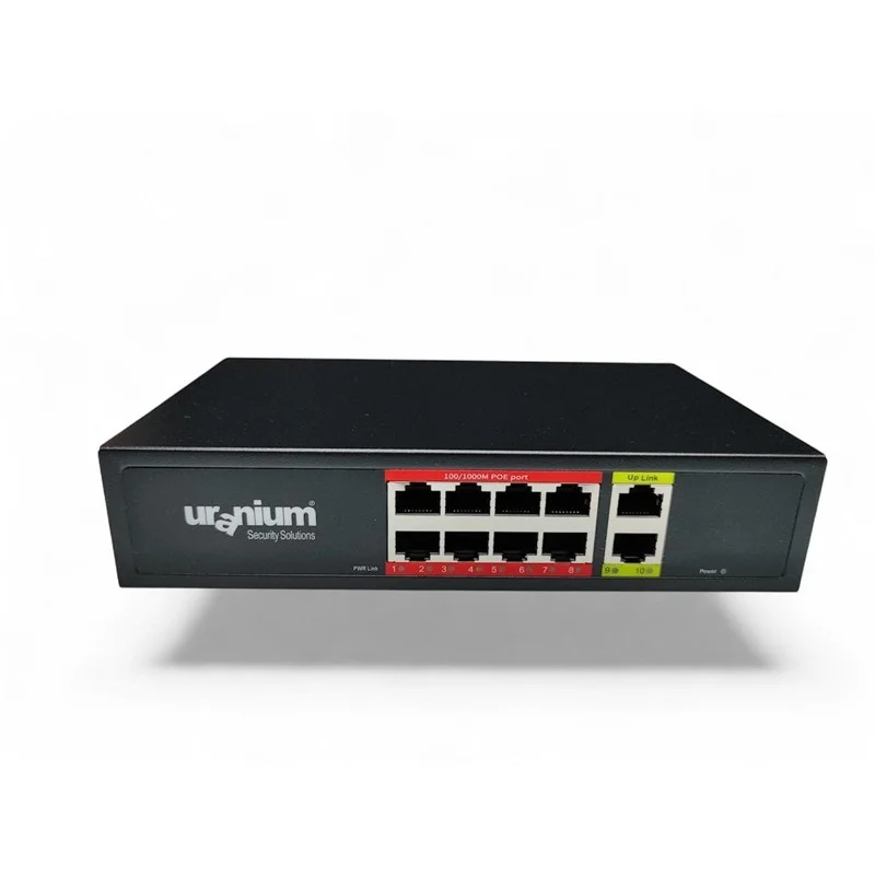 POE-G8002-96W 8 Port Gıgabıt + 2 Port Gıgabıt RJ45 Uplınk Poe Swıtch (realtek Chıpset)
