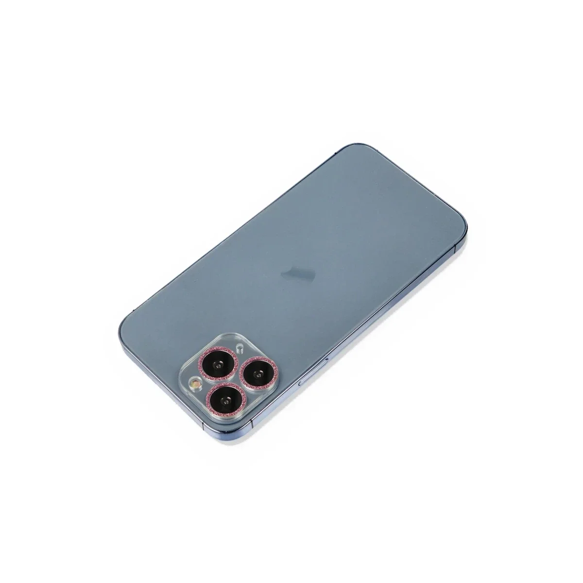 Apple iPhone 11 Pro Max Shine Kamera Lens Koruma Cam - Pembe görsel 2