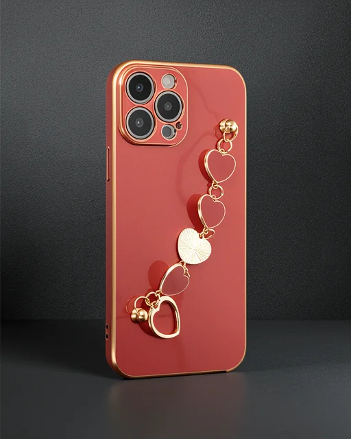 Apple İphone 14 Pro Max Kılıf Esila Silikon - Kırmızı