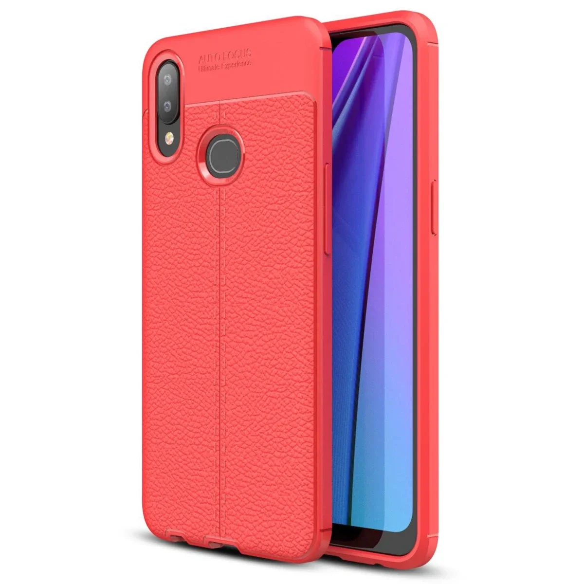 Samsung Galaxy A10S Kılıf Auto Focus Kapak - Kırmızı