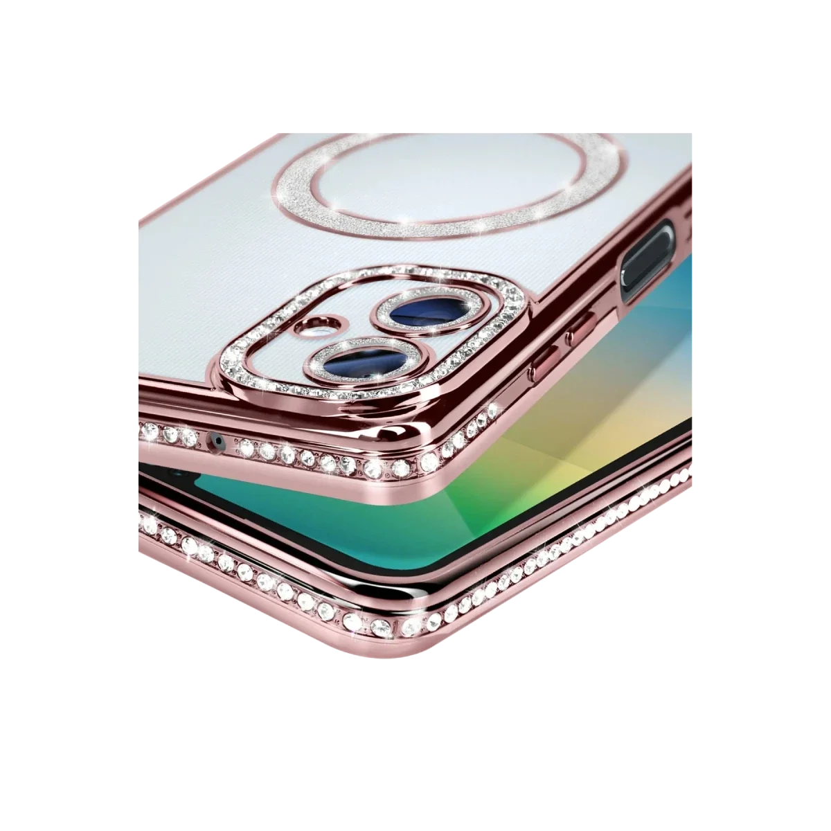 Samsung Galaxy A06 Joke Simli Magneticsafe Kılıf - Pembe görsel 3