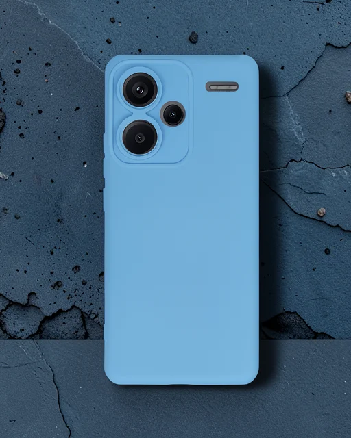 Xiaomi Redmi Note 13 Pro Plus Kılıf Nano İçi Kadife Silikon - Mavi
