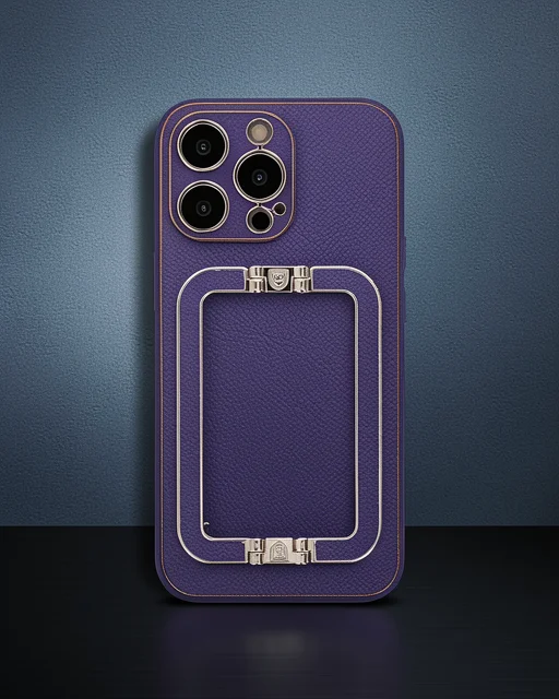Apple İphone 13 Pro Max Kılıf Coco Elit Kapak - Derin Mor