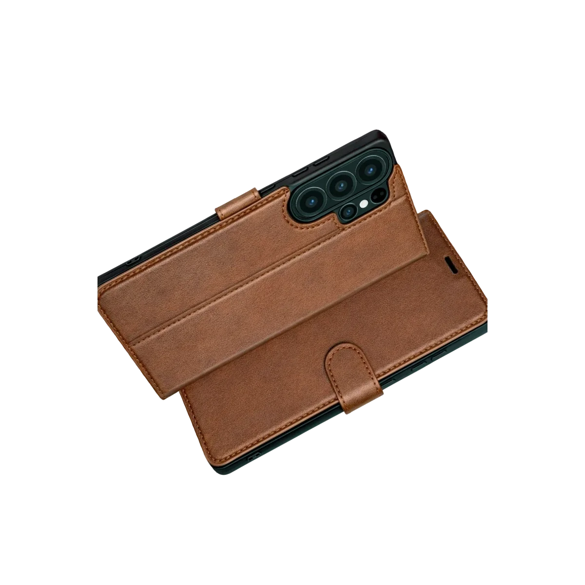 Samsung Galaxy S26 Ultra Trend S Plus Kapaklı Kılıf - Taba görsel 2