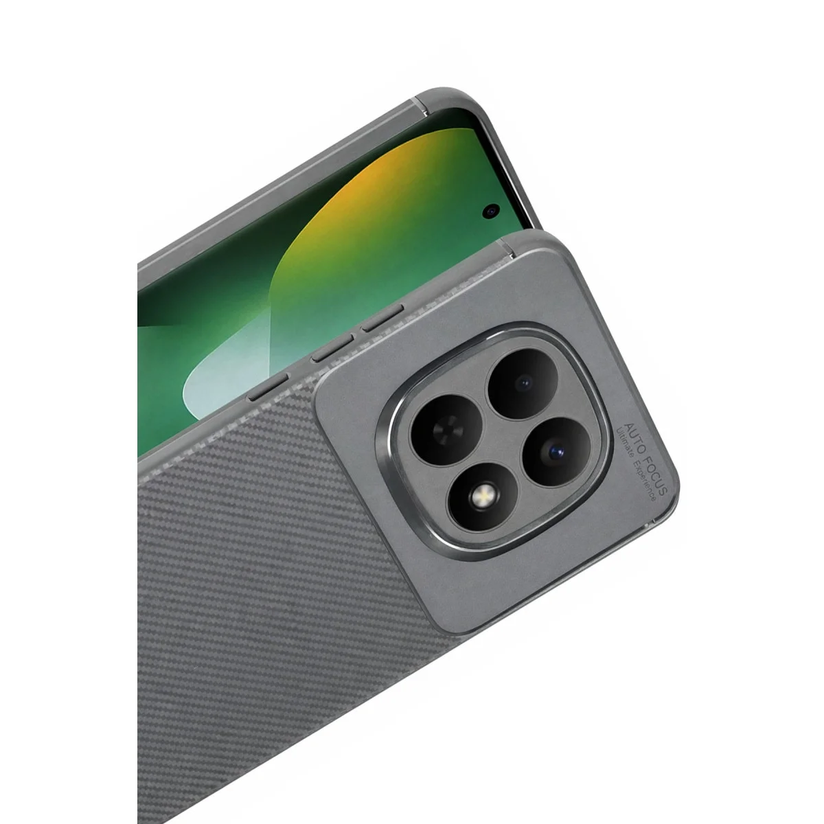 Xiao Red Note 15 4g Auto Focus Karbon Kapak - Gri görsel 3