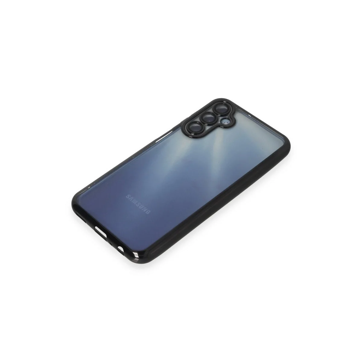 Samsung Galaxy A15 4g Kılıf Razer Lensli Silikon - Siyah görsel 4
