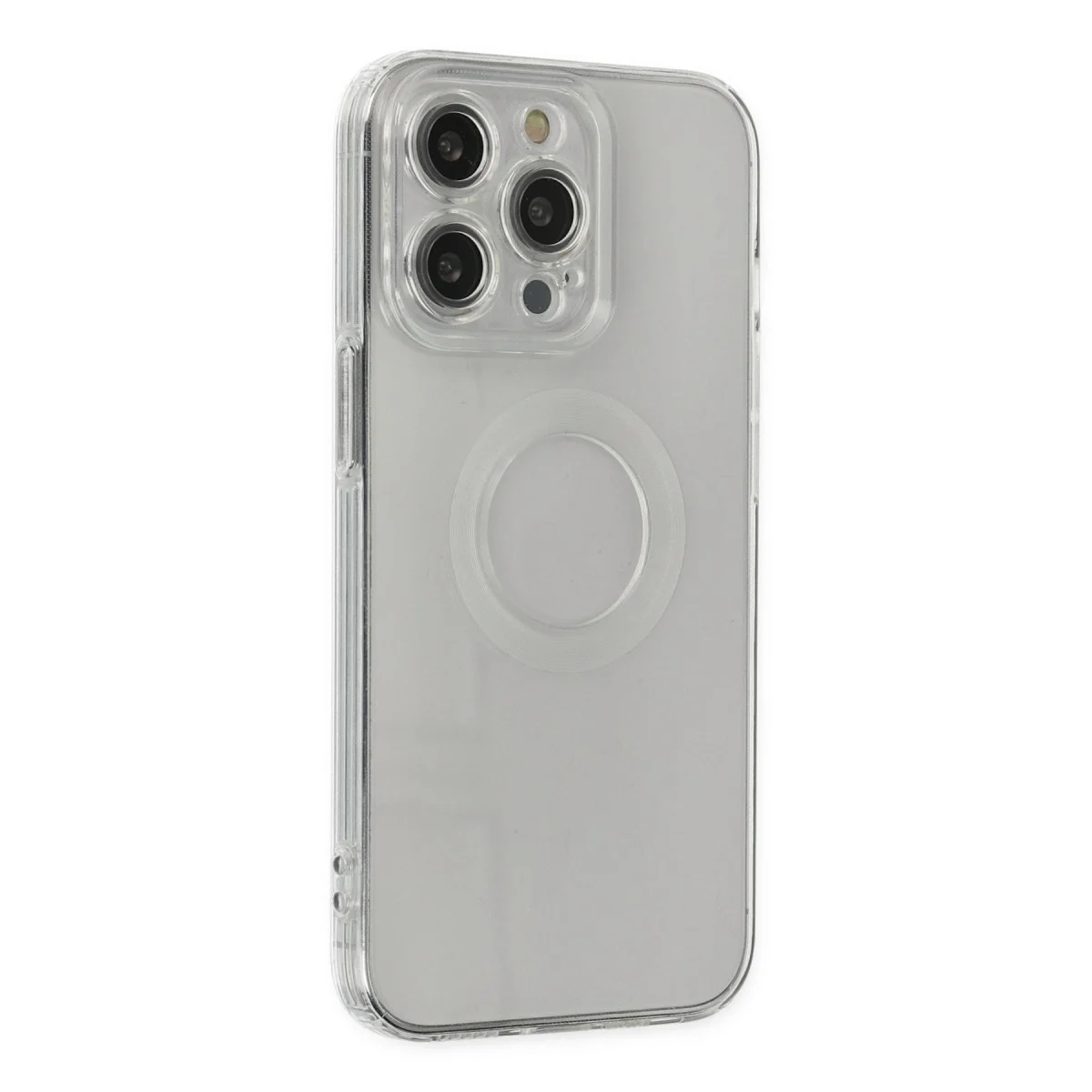 Apple İphone 14 Pro Kılıf Santa Lens Silikon - Şeffaf görsel 2