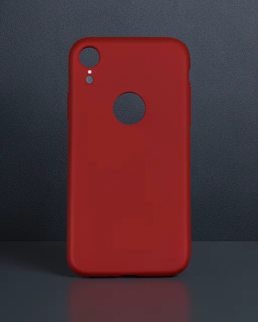 Apple İphone Xr Kılıf First Silikon - Bordo