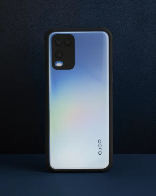 Oppo A54 4g Kılıf Miami Şeffaf Silikon - Siyah