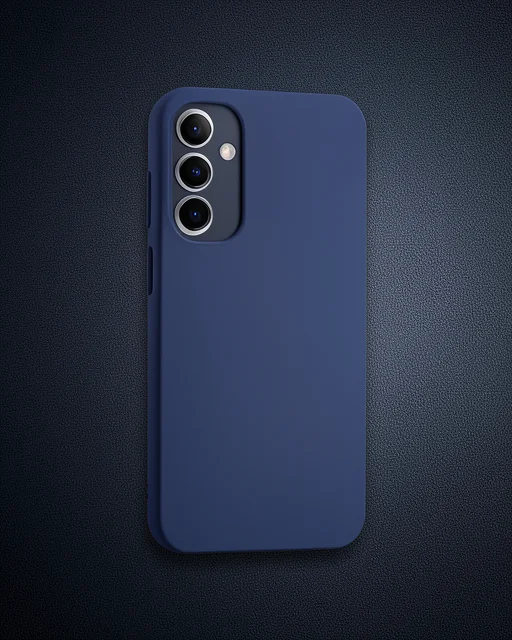 Samsung Galaxy A35 5g Kılıf First Silikon - Lacivert