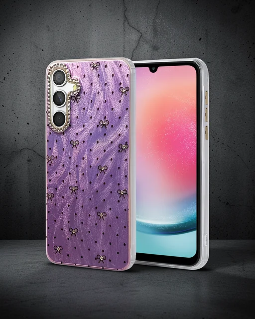 Samsung Galaxy A24 4g Kılıf Blade Aynalı Desenli Kapak - Desen 2