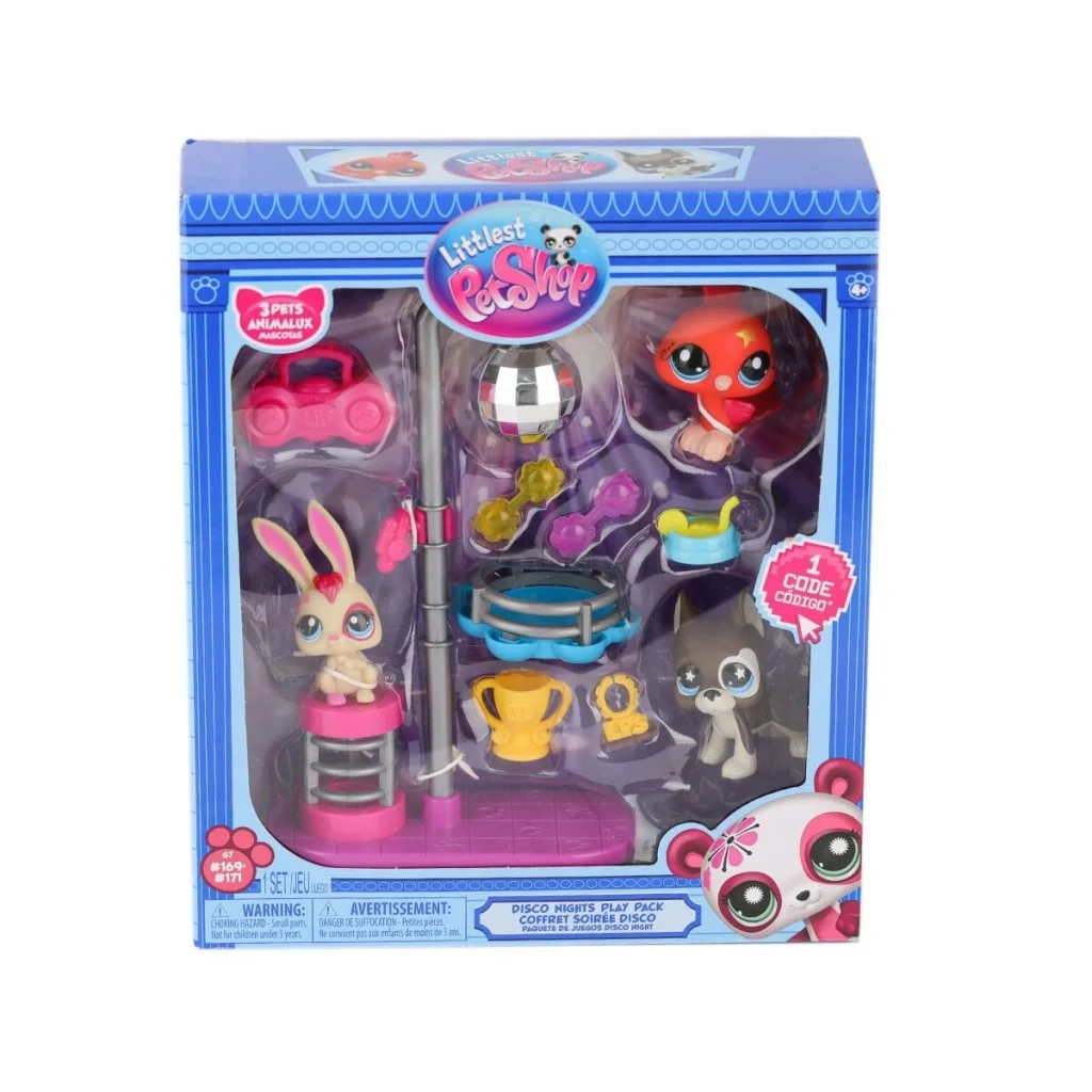 6377 Sun- Littlest Petshop Minişler Dısco Night Oyun Seti görsel 5