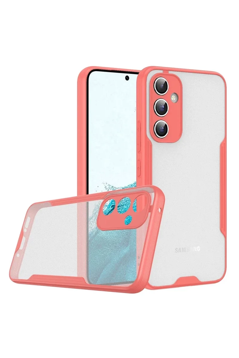 Samsung Galaxy A24 4G Kılıf Platin Silikon - Pembe