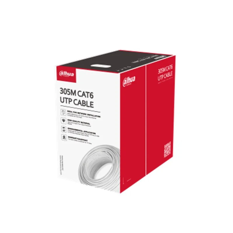 DH-PFM920I-6UN-C U/utp 305 Metre 23AWG %100 Bakır Beyaz Renk CAT6 Kablo