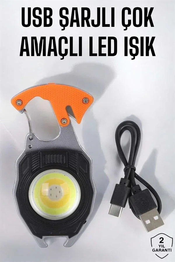 El Feneri Acil Işık Seti Tornavida Düdük Kapak Açma Kamp Lambası görsel 4