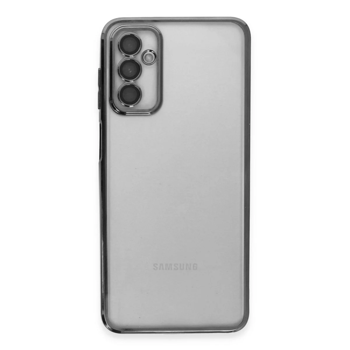 Samsung Galaxy M23 Kılıf Razer Lensli Silikon - Siyah görsel 2