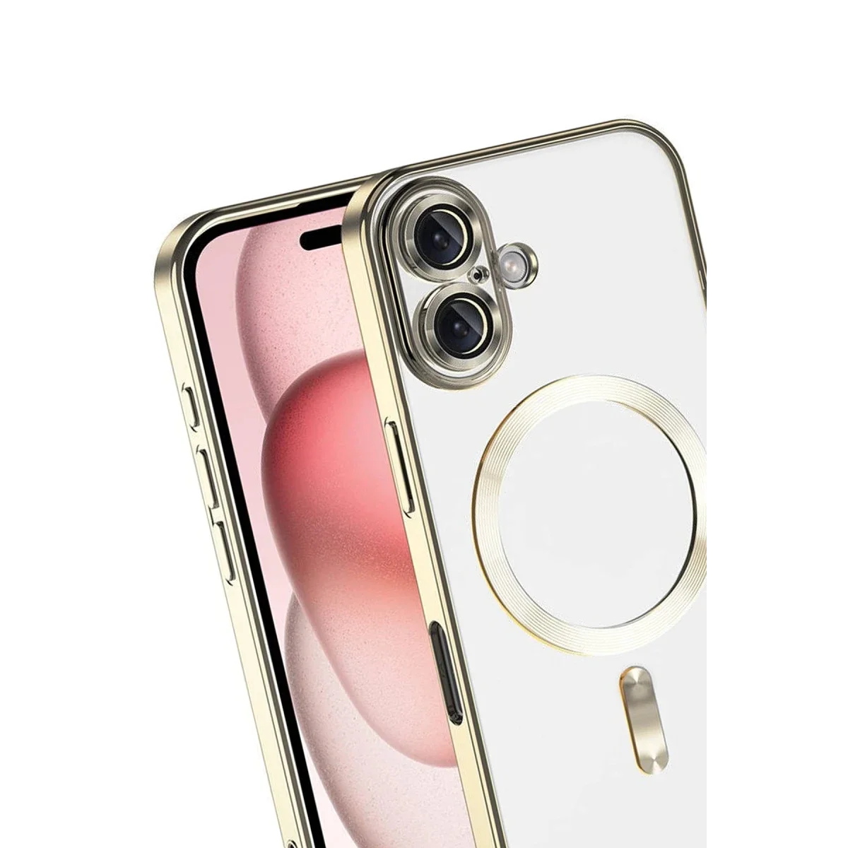 Apple iPhone 17 Kross Magneticsafe Kapak - Gold görsel 3