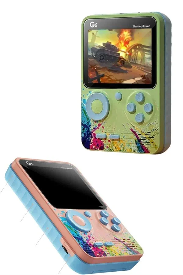 3.5 İnç Klasik Retro LCD Ekran 500 Oyunlu Oyun Konsolu Taşınabilir görsel 5