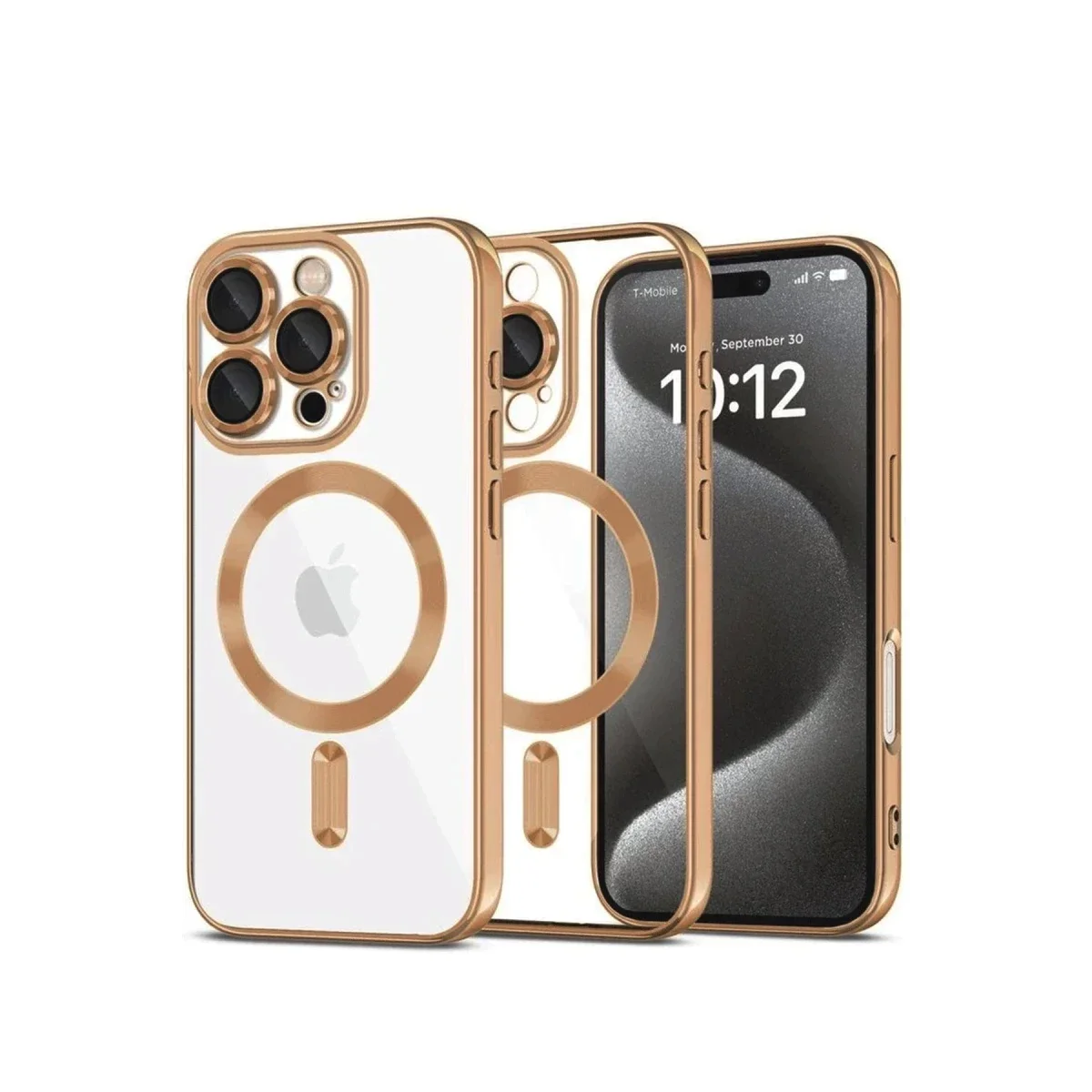 Apple iPhone 16 Pro Kılıf Kross Magneticsafe Kapak - Çöl Titanyum görsel 2