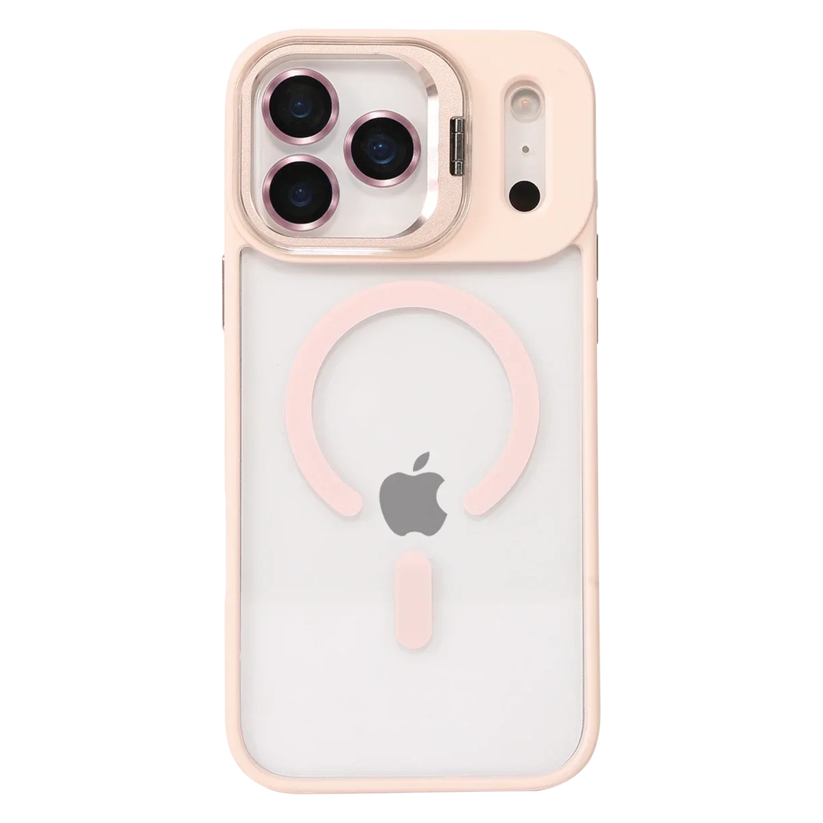 Joko Apple iPhone 17 Pro Max Remim Lensli Magsafe Standlı Kapak - Pembe görsel 2