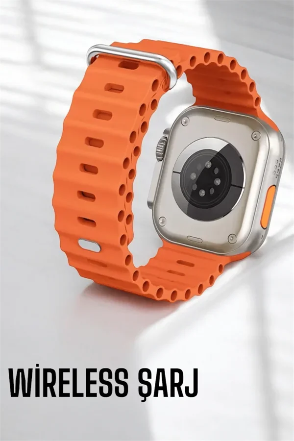 Bluetooth Bağlantılı Nabız, Kan Basıncı, Oksijen Ölçer Akıllı Saat görsel 5