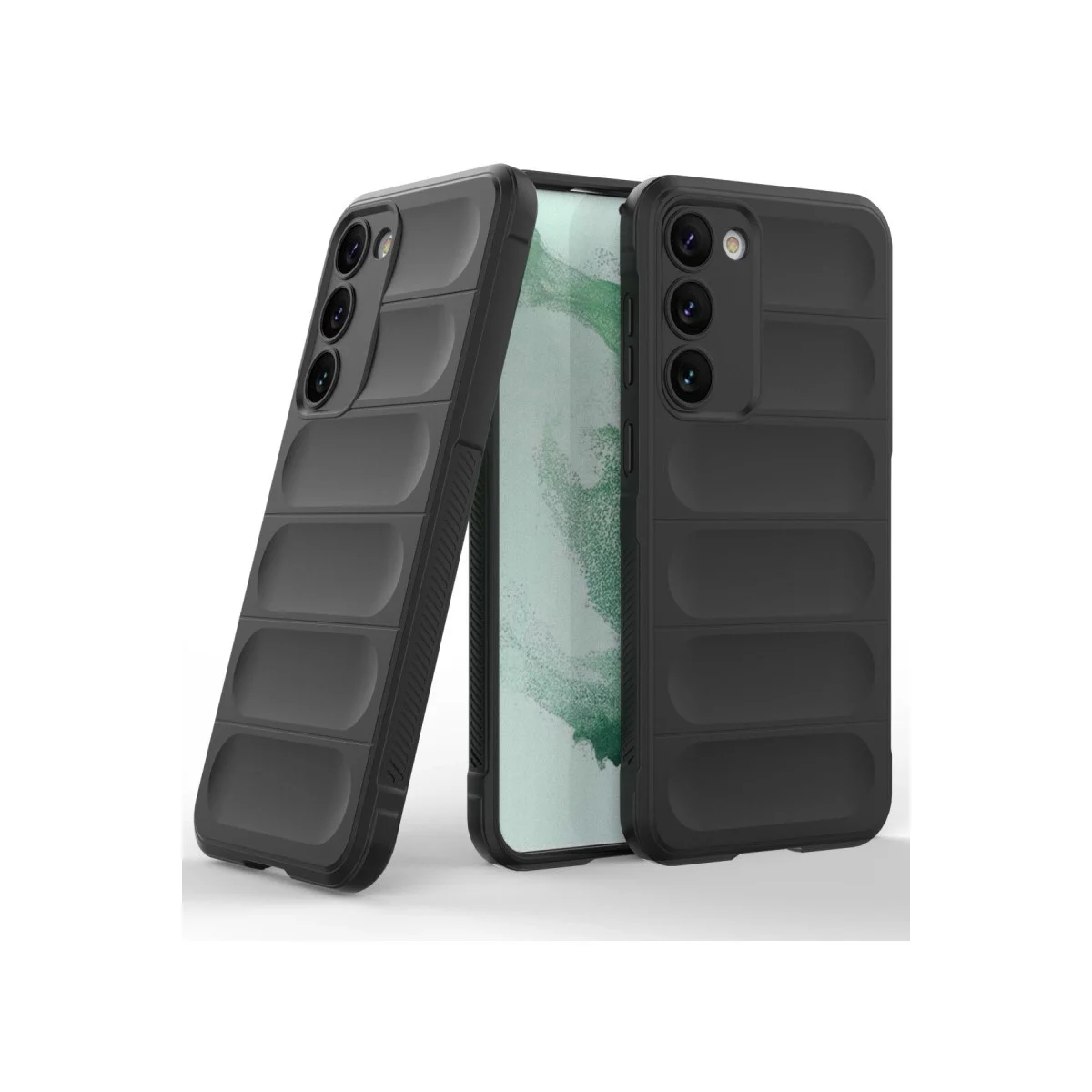 Samsung Galaxy S23 Plus Kılıf Optimum Silikon - Siyah görsel 2
