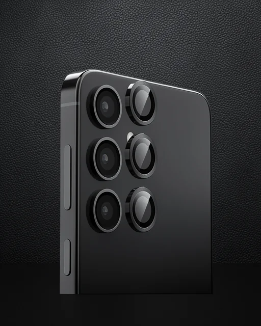 Samsung Galaxy S25 Plus Raze Metal Kamera Lens - Siyah