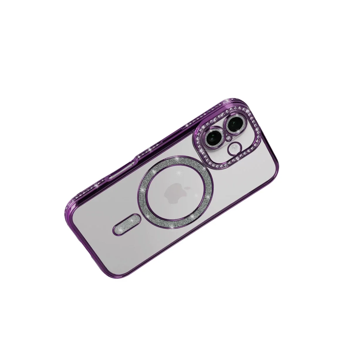 Apple iPhone 17 Joke Simli Magneticsafe Kılıf - Derin Mor görsel 4
