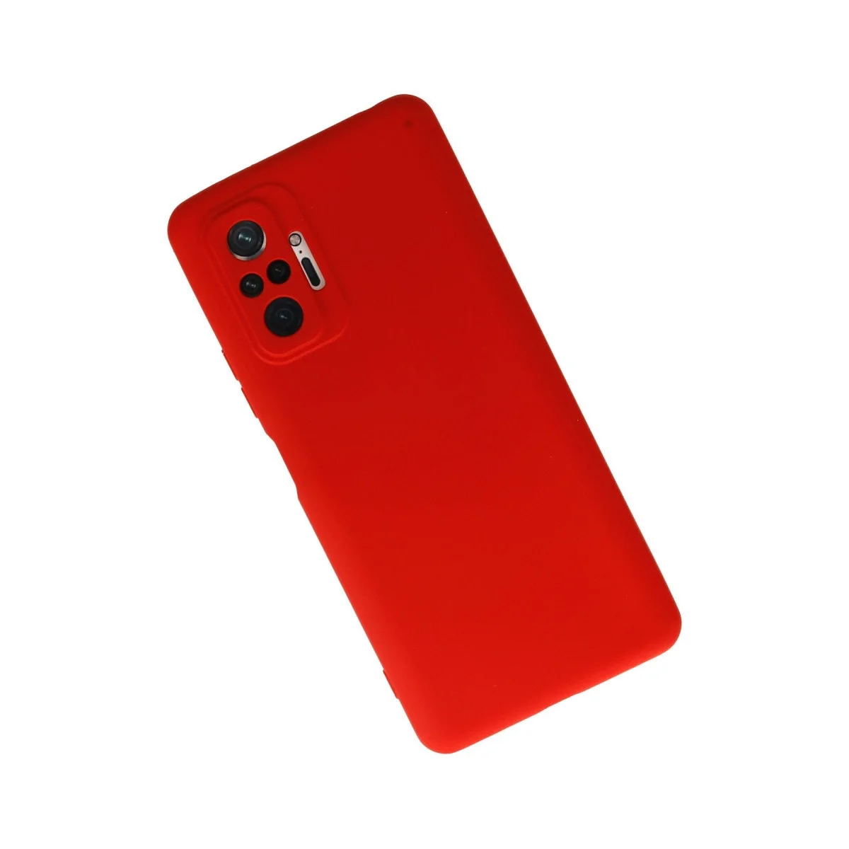 Xiaomi Redmi Note 10 Pro Kılıf Nano İçi Kadife Silikon - Kırmızı görsel 3
