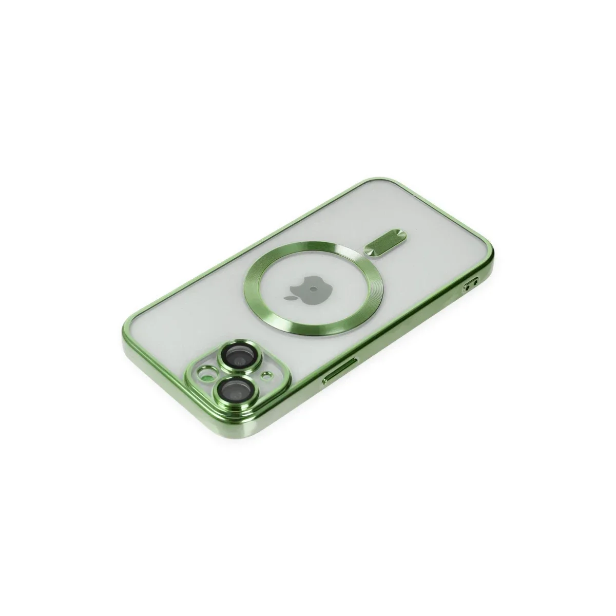 Apple iPhone 14 Plus Kılıf Kross Magneticsafe Kapak - Koyu Yeşil görsel 4