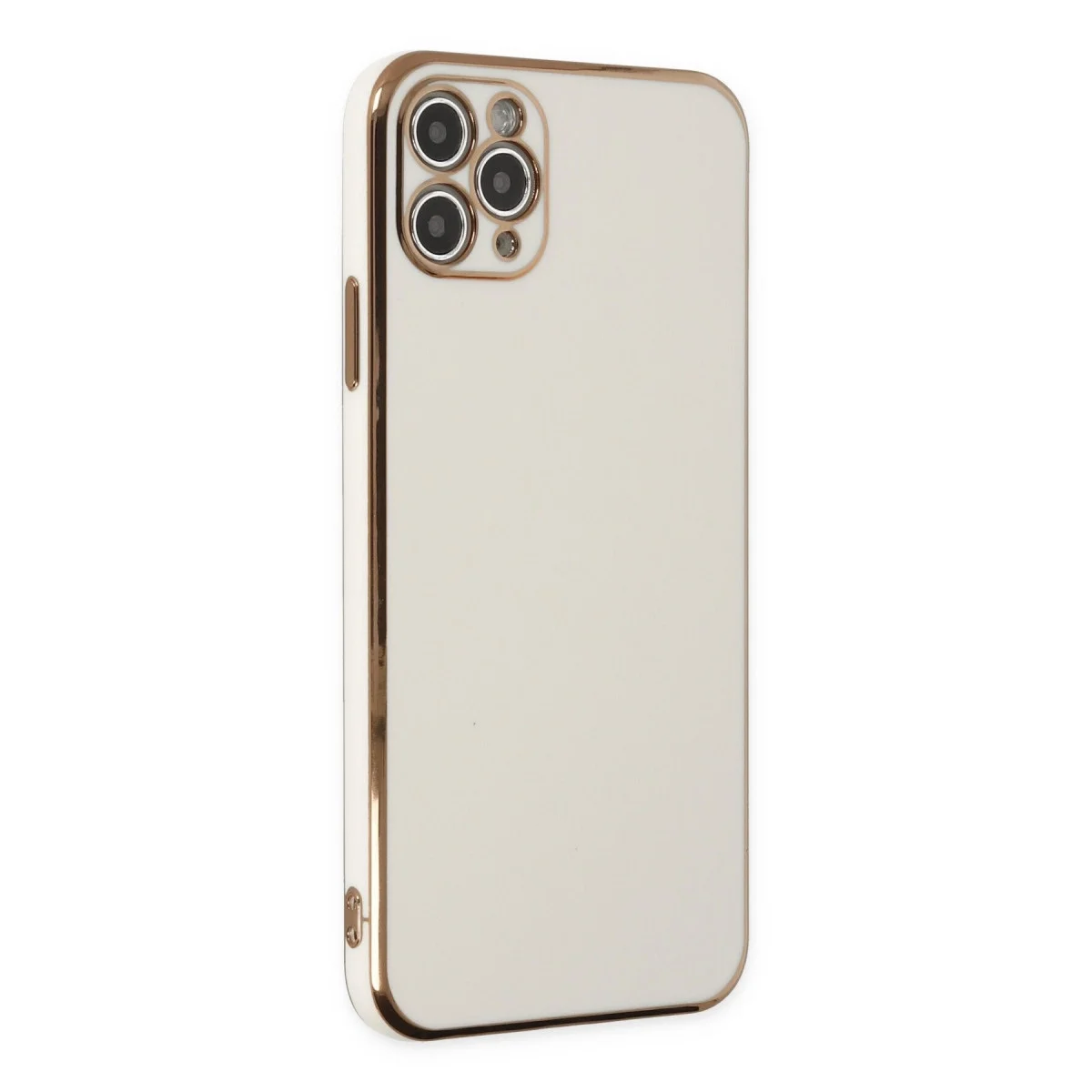 Apple İphone 11 Pro Max Kılıf Volet Silikon - Beyaz
