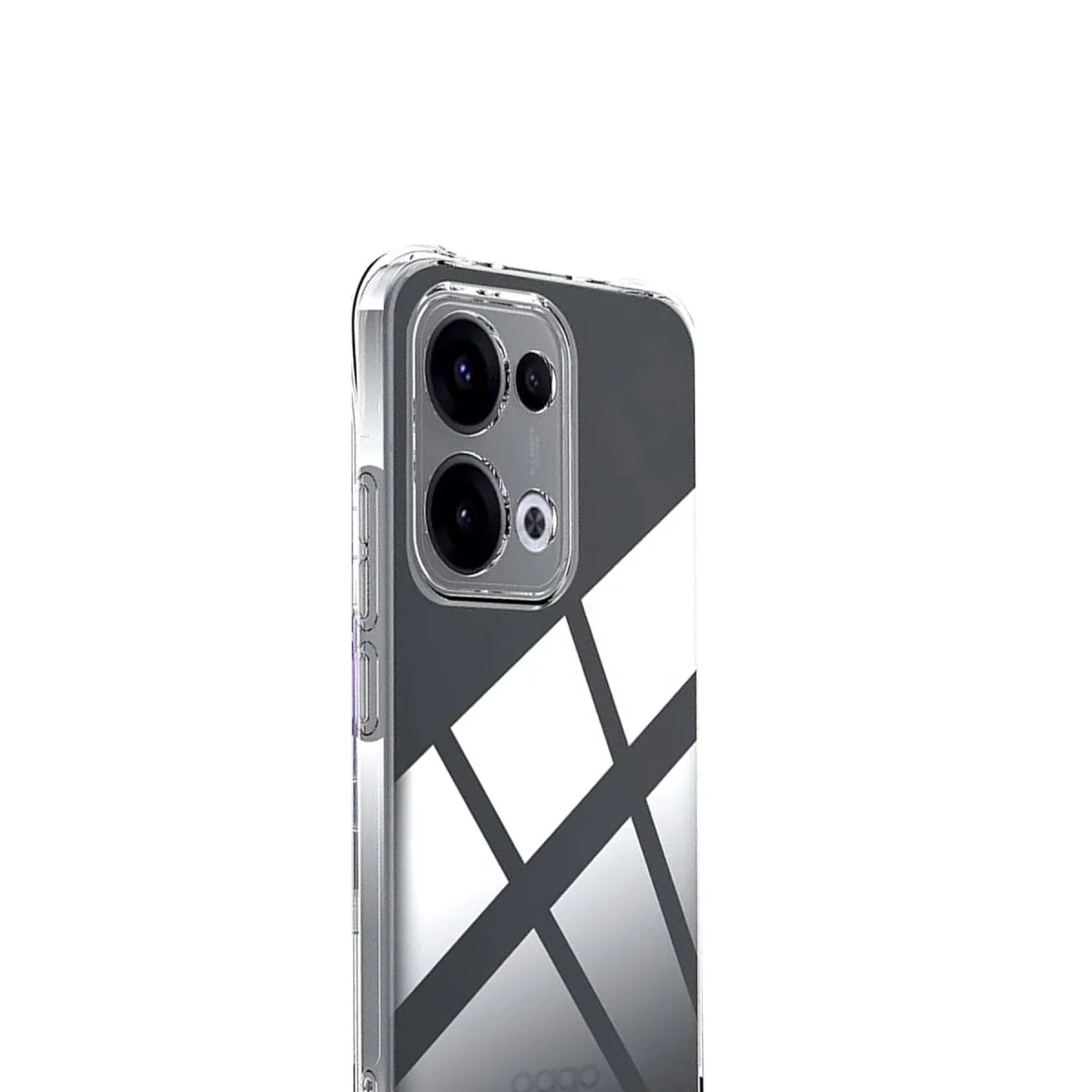 Oppo A6 Pro 4g Lüx Şeffaf Silikon - Şeffaf görsel 2