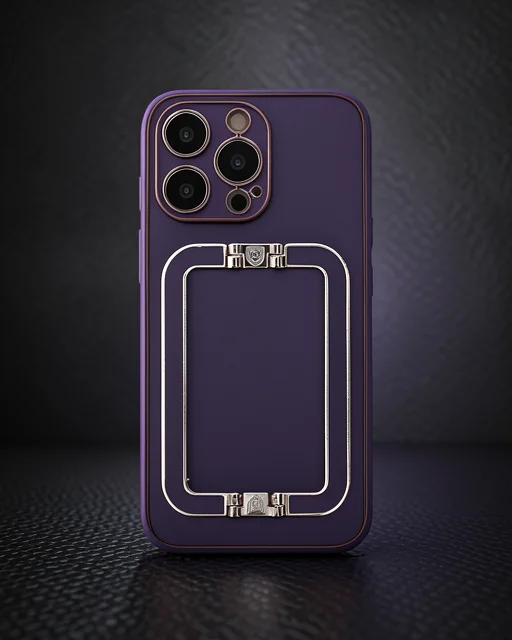 Apple İphone 14 Pro Max Kılıf Coco Elit Kapak - Derin Mor