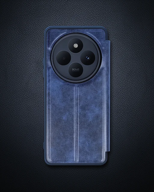 Xiaomi Redmi 14c Kılıf Flip Cover - Lacivert