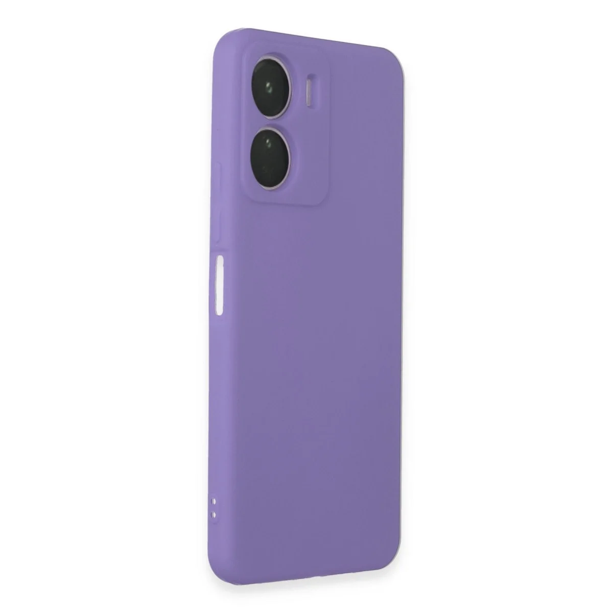 Vivo Y16 Kılıf First Silikon - Lila görsel 2