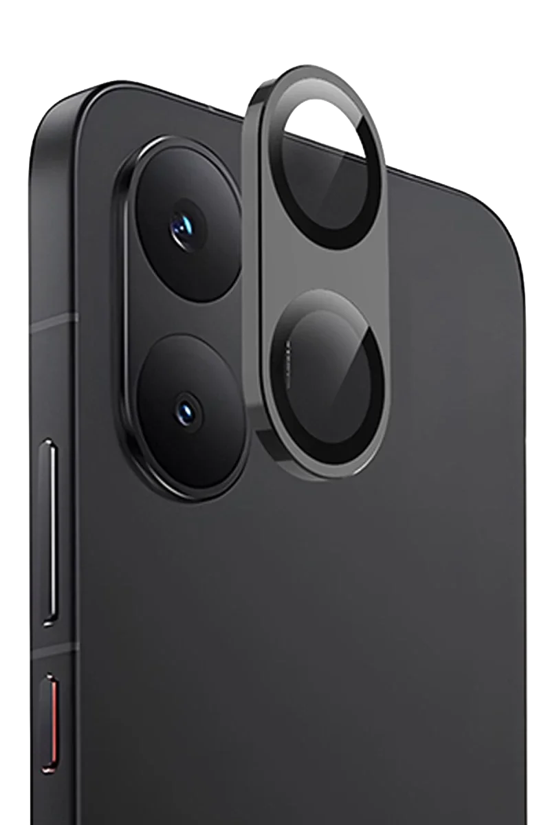 Xiao Poco X8 Pro Max Raze Metal Kamera Lens - Siyah görsel 2