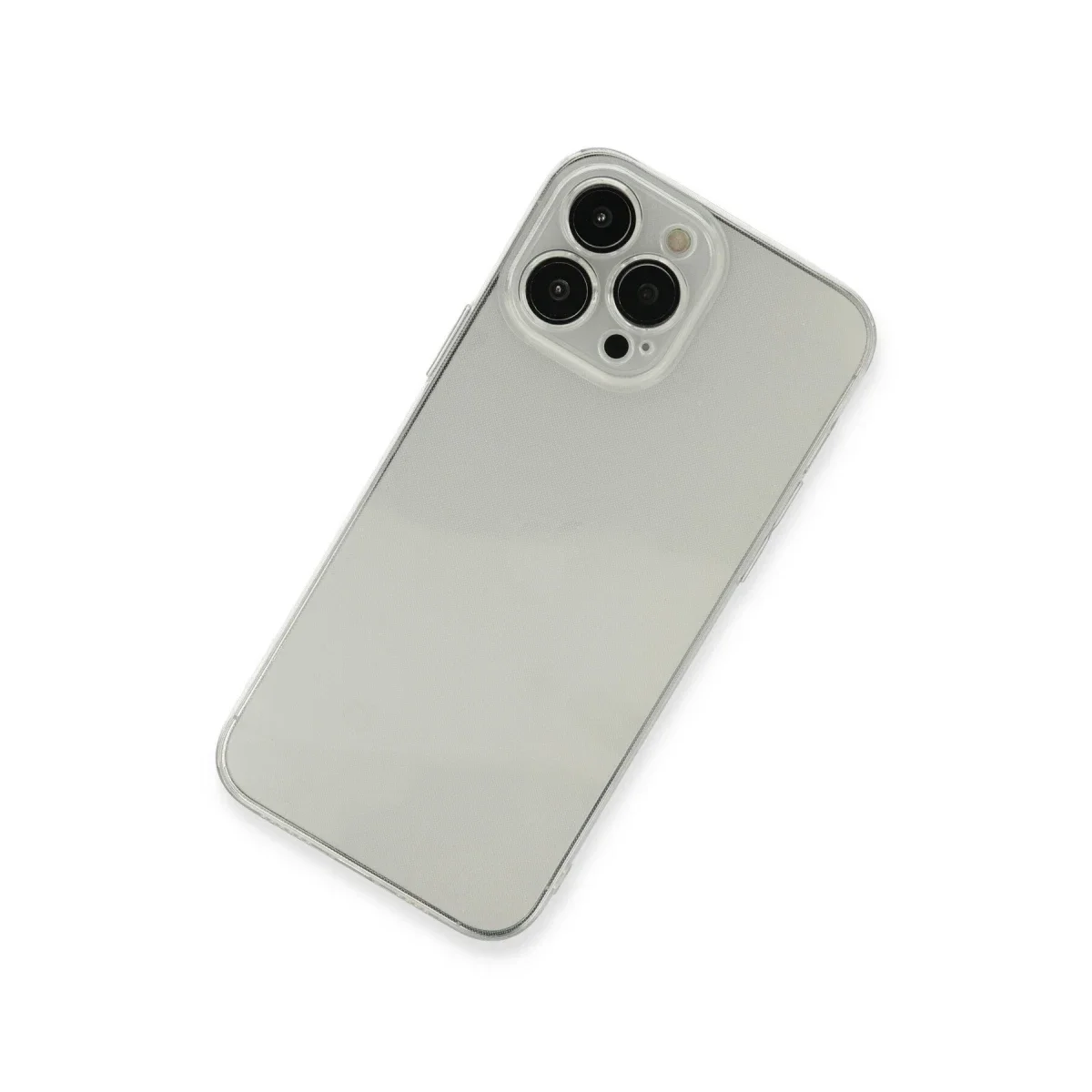 Apple iPhone 13 Pro Max Kılıf Fly Lens Silikon - Şeffaf görsel 3