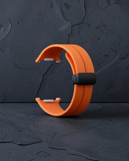 Watch 7 Ultra Kr418 Tender Silikon Kordon - Turuncu