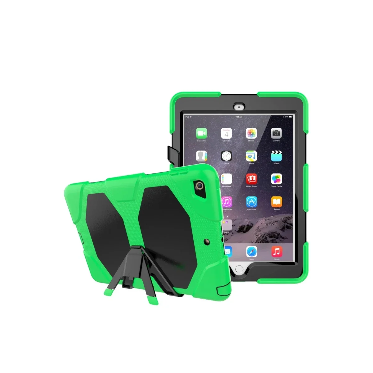 Apple iPad 5 Air 9.7 Kılıf Griffin Tablet Kapak - Yeşil görsel 3